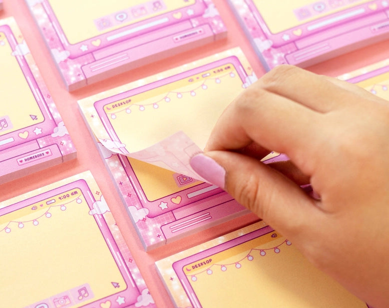 Roze Sticky Notes