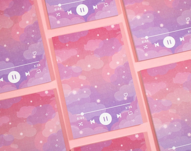 Music Player Notitieblok