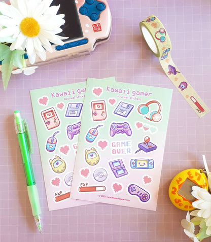 Kawaii Gamer Stickers