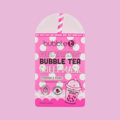 Bubble Tea Berries Hydraterend Gezichtsmasker