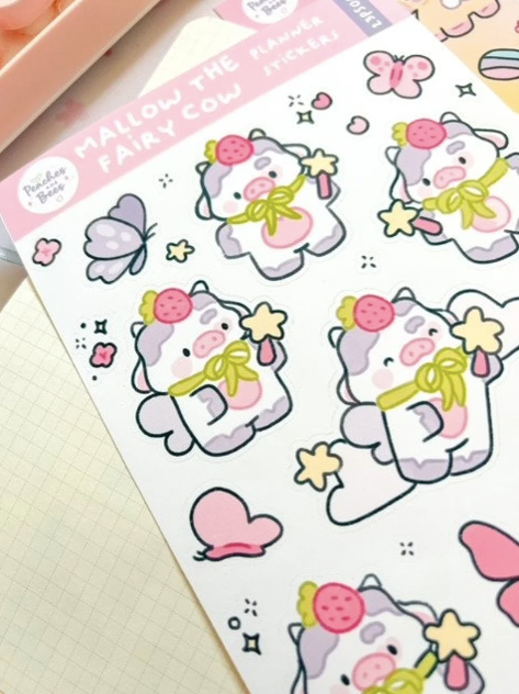 Fairy Cow Stickervel