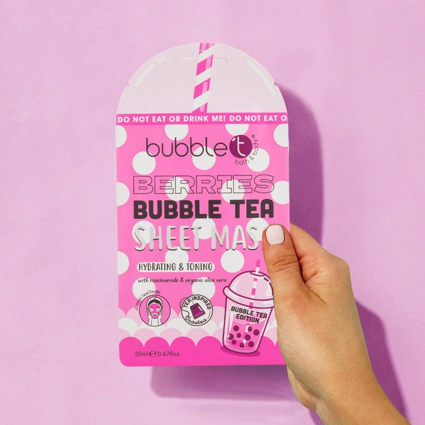 Bubble Tea Berries Hydraterend Gezichtsmasker