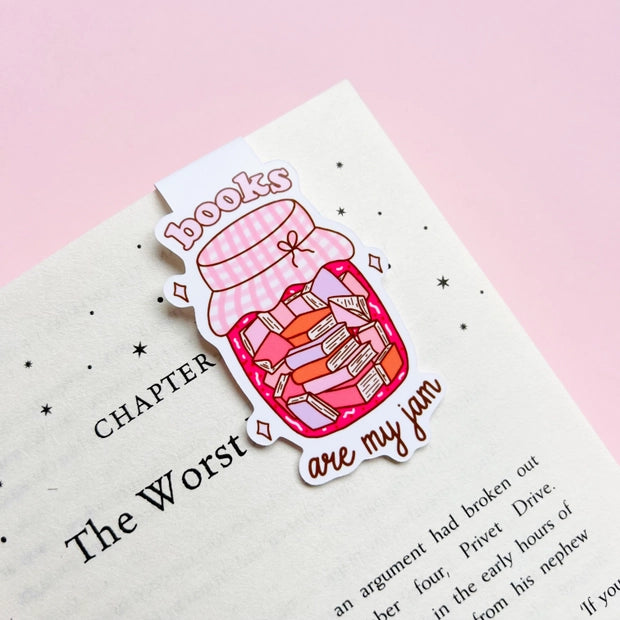 "Books Are My Jam" Magnetische Boekenlegger