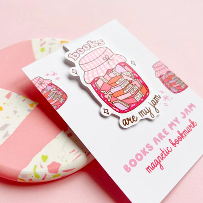 "Books Are My Jam" Magnetische Boekenlegger